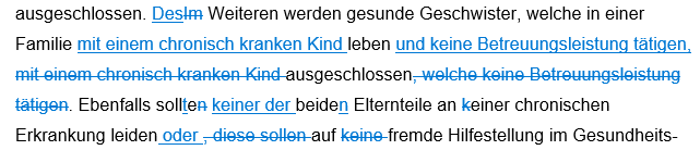 Unsere Korrekturen – für dich klar sichtbar
