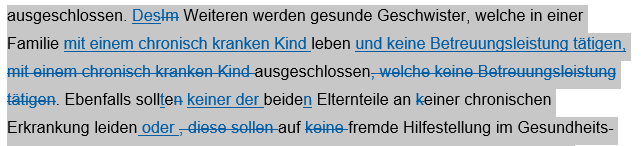 Du kannst den Text markieren …